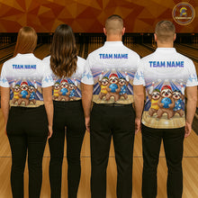 Load image into Gallery viewer, Custom Funny Sloth Bowling Shirt for Men Bowling Team Jersey Bowling League Bowling Cloth HNT299