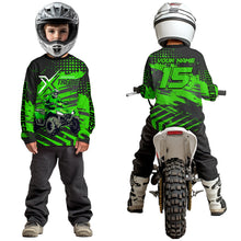 Load image into Gallery viewer, Custom Green Off-Road Quad Bike Shirt Extreme ATV Motocross Shirts Kid Men Women UPF30+ DNT79