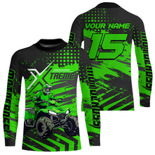 Load image into Gallery viewer, Custom Green Off-Road Quad Bike Shirt Extreme ATV Motocross Shirts Kid Men Women UPF30+ DNT79