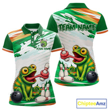 Load image into Gallery viewer, Custom Funny Chameleon Bowling Jersey for Women Bowling Team Shirts Bowling League HNT308
