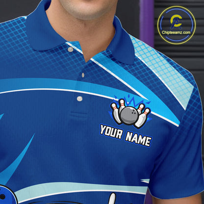 Custom Funny Tornado Bowling Jersey for Men Bowling Team Shirts Bowling League Polo & 1/4 Zip HNT488