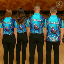 Load image into Gallery viewer, Custom Ocean Funny Otte Bowling Jersey for Women Funny Bowling Team Shirts Bowling Uniform HNT273