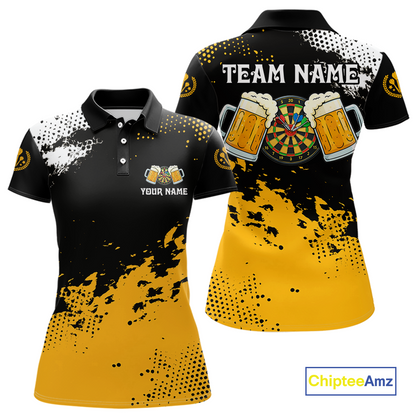 Custom Beer Darts Shirt for Women Darts Team Jerseys Dartboard Shirt Dart League NNT264
