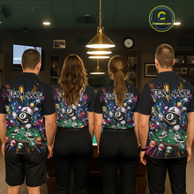 Load image into Gallery viewer, Custom Funny 8 Ball Pool Shirts Billiard Shirt for Women Billiard Team Jersey Billiard League NNT183