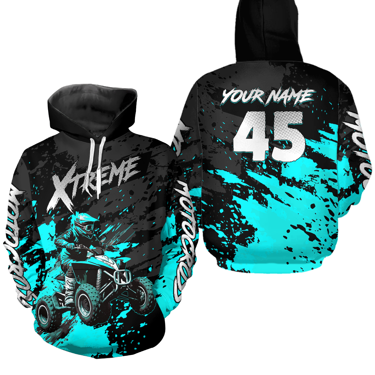 Personalized ATV Motocross Hoodie Jersey Off-Road Hoodie Shirt for Kid Men Women HOT07