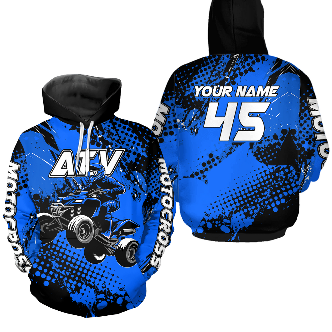 Personalized Quad Bike Hoodie Men Women ATV Motocross Hooded Jersey Off-Road  HOT08