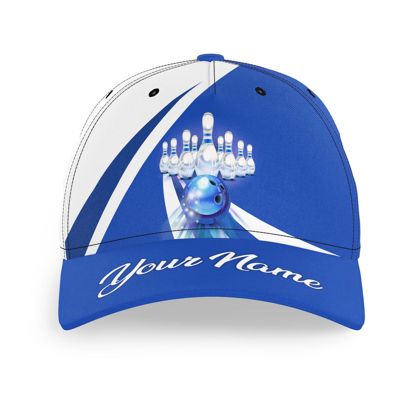 Custom Name Bowling Hat Personalized Bowling Cap 3D Bowling Cap for Team League BDT437