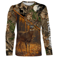 Load image into Gallery viewer, Personalized Deer Hunting Camouflage Customized Name All over printed Shirt, Gift For Hunter TTN02