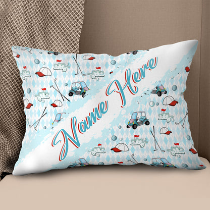 Customized Golf Pattern, Personalized Golf Decorative Pillows YYD0004