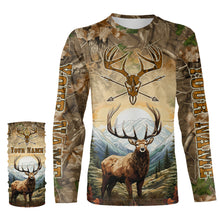 Load image into Gallery viewer, Personalized Deer Hunting 3D All Over Printed Shirts Custom Deer And Mountain Camo Shirt For Hunters YYD0054