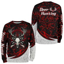 Load image into Gallery viewer, Personalized Deer Hunting Shirts Custom Camouflage Style Trendy Hunters Clothing For Men And Women | Red YYD0055