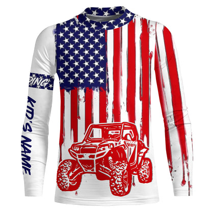 American flag UTV motocross off-road UV protection jersey A22
