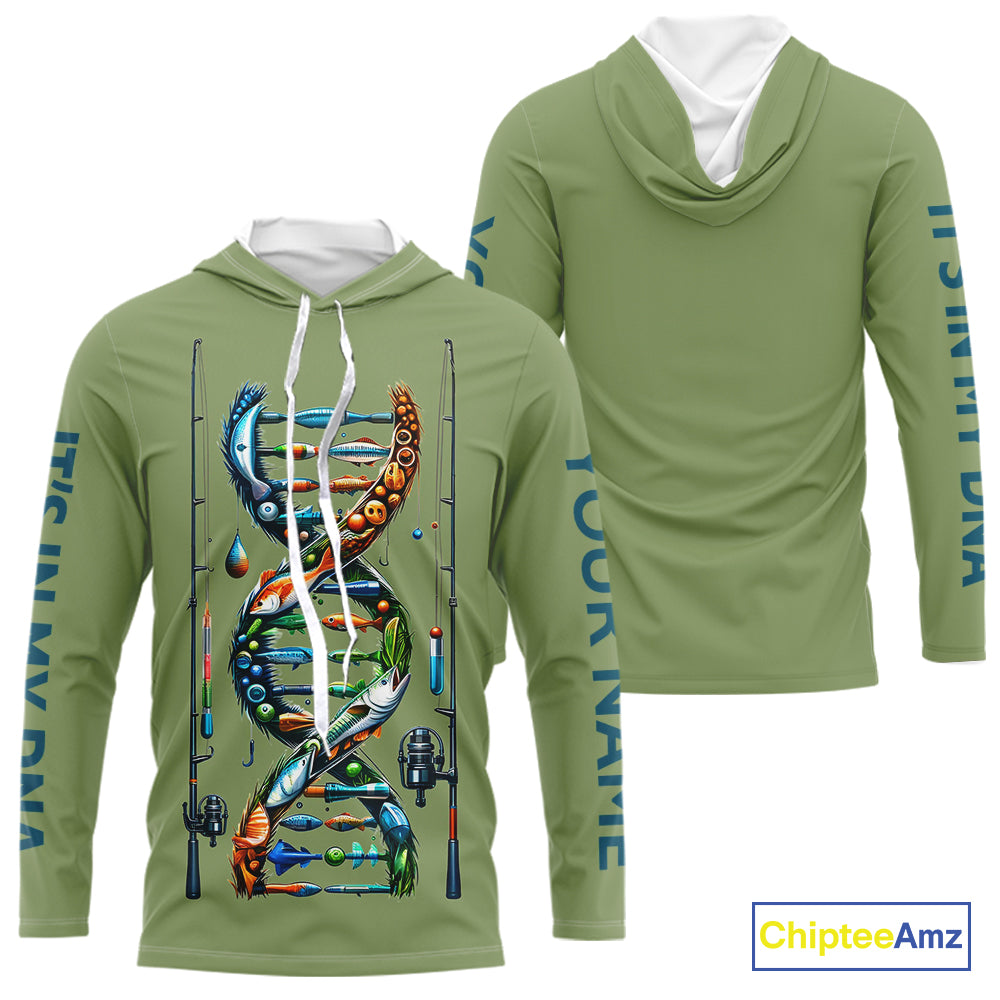 Fishing - It's in my DNA - UV protection fishing shirt for fisherman A72