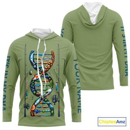 Fishing - It's in my DNA - UV protection fishing shirt for fisherman A72