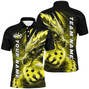 Custom Dragon Unisex Bowling Shirts, Multi-Color Dragon Bowling Jerseys For Bowling Team IPHW5859