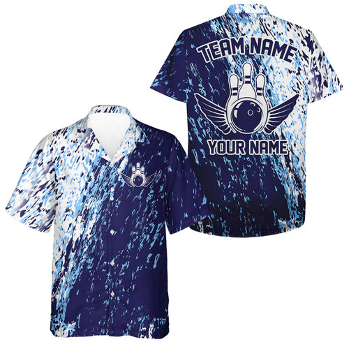 Personalized Bowling Hawaiian Shirts For Men, Team Bowling Jerseys Bowling Pin IPHW4499