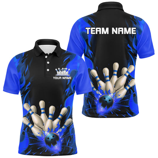 Personalized Flame Bowling Shirts For Men And Wmen, Multi-Color Team Bowling Jerseys Bowling Outfit IPHW6592