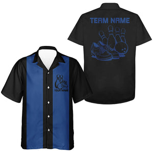 Personalized Hawaiian Vintage Bowling Shirts For Men And Women, Retro Bowling Shirt For Bowling Team IPHW6596