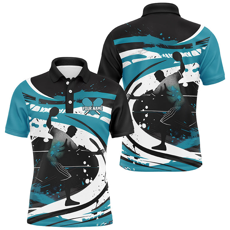 Custom Pickleball Shirts For Men, Men'S Pickleball Outfits Personalized Pickleball Gifts | Blue IPHW6926