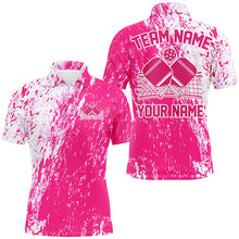 Load image into Gallery viewer, Custom Pink Pickleball Team Shirts Uniform, Men'S Pickleball Outfit Pickleball Apparel IPHW7448