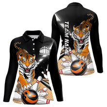 Load image into Gallery viewer, Custom Tiger Bowling Shirts For Women, Tiger Bowling Team Shirt Bowler Uniform Outfits IPHW7980