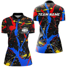 Load image into Gallery viewer, Personalized Colorful Bowling Shirts For Women, Custom Name Bowling Team Jerseys IPHW6181