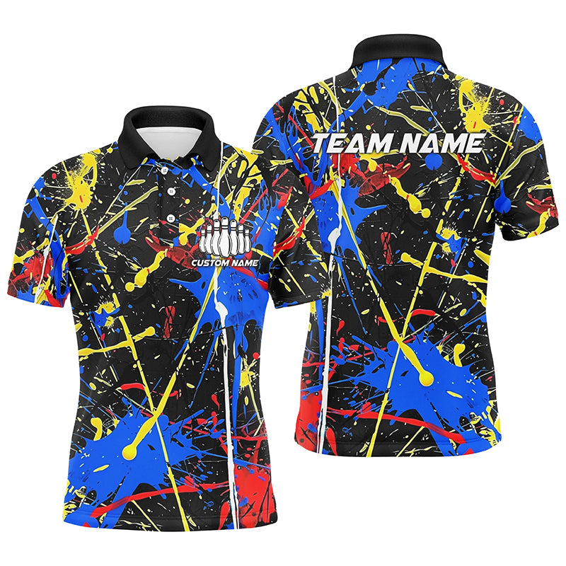 Personalized Colorful Bowling Shirts For Men And Women, Custom Name Bowling Team Jerseys IPHW6182