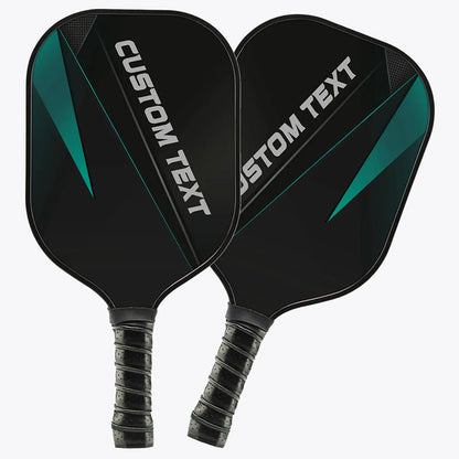 Personalized Black And Blue Pickleball Paddle With Names, Pickleball Team Paddle Pickleball Gifts IPHW7244