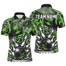 Load image into Gallery viewer, Custom Multi-Color Strike Bowling Shirts For Men And Women, Bowling Ball And Pins Bowling Team Jerseys IPHW5932