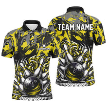 Load image into Gallery viewer, Custom Multi-Color Strike Bowling Shirts For Men And Women, Bowling Ball And Pins Bowling Team Jerseys IPHW5932