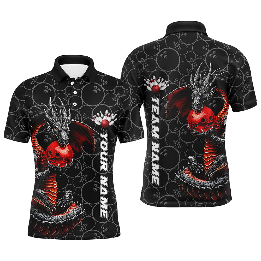 Personalized Dragon Bowling Shirts For Men, Women And Kids, Bowling Team Jerseys Outfit IPHW5873