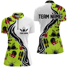 Load image into Gallery viewer, Custom Bowling Shirts For Women, Personalized Bowling Team Jerseys Bowling Pattern IPHW4958