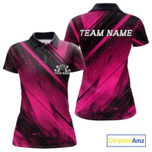Load image into Gallery viewer, Pink and black sports jersey with 'TEAM NAME' text on a white background, featuring Chiptee Amz branding.