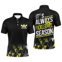 Load image into Gallery viewer, "It'S Always Pickleball Season" Men'S Pickleball Outfits Custom Pickleball Team Uniform | Yellow IPHW6916