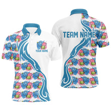 Load image into Gallery viewer, Custom Watercolor Pickleball Shirts For Men, Blue And Pink Pickleball Outfit For Team IPHW6938