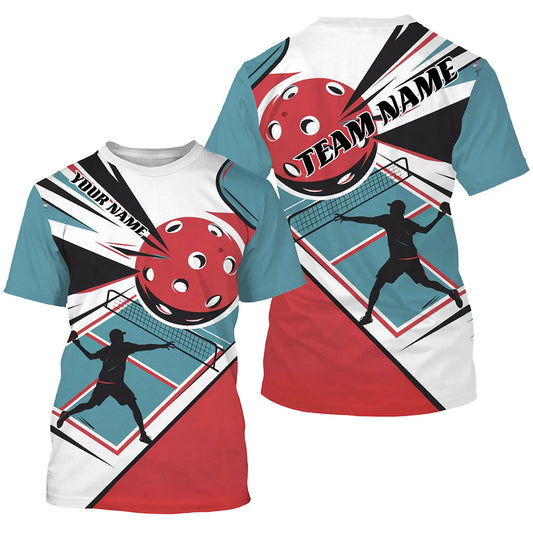 Custom Pickleball T-Shirts For Men, Pickleball Wear Personalized Pickleball Team Shirts IPHW7569