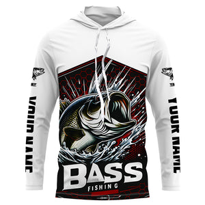 Custom Largemouth Bass Fishing Jerseys, Bass Long Sleeve Tournament Fishing Shirts For Men And Women IPHW5824