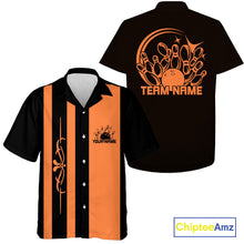 Load image into Gallery viewer, Custom Classic Vintage Bowling Team Shirts, 50S Retro Bowling Button Up ShirtIPHW10874