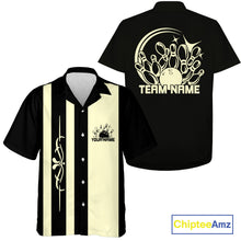 Load image into Gallery viewer, Custom Classic Vintage Bowling Team Shirts, 50S Retro Bowling Button Up ShirtIPHW10874