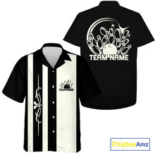 Load image into Gallery viewer, Custom Classic Vintage Bowling Team Shirts, 50S Retro Bowling Button Up ShirtIPHW10874