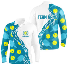 Load image into Gallery viewer, Custom Men's Pickleball Polo Shirts With Team Name, Outdoor Pickleball Outfits For Players IPHW5196