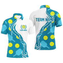 Load image into Gallery viewer, Custom Men's Pickleball Polo Shirts With Team Name, Outdoor Pickleball Outfits For Players IPHW5196