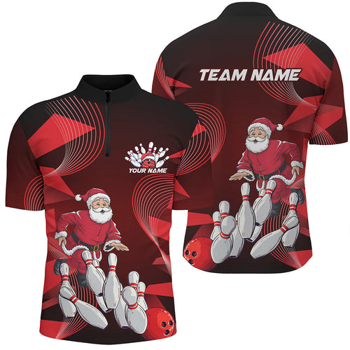 Pink Custom Christmas Bowling Team Shirts For Men, Xmas Bowling Team Outfits Christmas Gifts IPHW7858