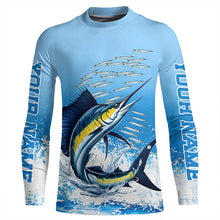 Load image into Gallery viewer, Sailfish Fishing Custom Long Sleeve Performance Fishing Shirts, Sailfish Saltwater Fishing Shirt IPHW7072