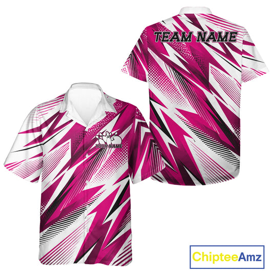 Pink and white sports jersey with 'Team Name' text on a white background