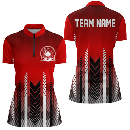 Custom Bowling Jerseys With Name For Women, Personalized Bowling Team Shirts IPHW4969