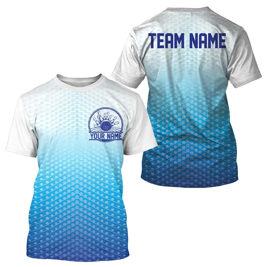 Custom Bowling Jerseys With Name T-Shirts For Men, Personalized Bowling Team IPHW4970