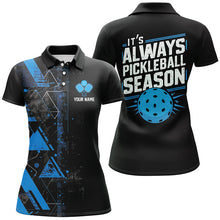 Load image into Gallery viewer, It'S Always Pickleball Season Custom Womens Pickleball Polo Shirts, Pickleball Uniforms IPHW6912