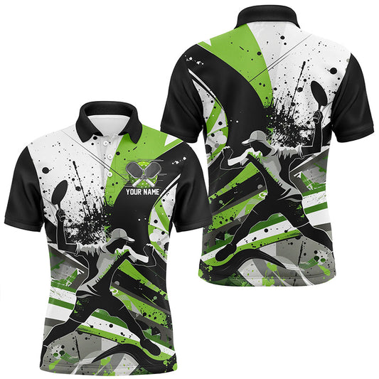 Custom Pickleball Shirts For Men, Men'S Pickleball Outfits Personalized Pickleball Gifts | Green IPHW6928