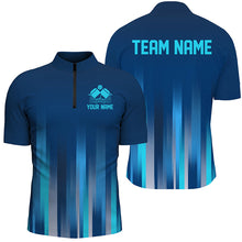 Load image into Gallery viewer, Custom Blue Pickleball Shirts For Men, Pickleball Team Shirt With Name Pickleball Jerseys IPHW7446